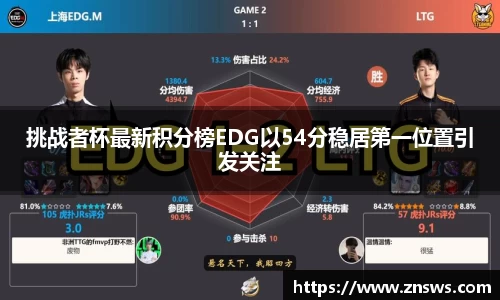 挑战者杯最新积分榜EDG以54分稳居第一位置引发关注